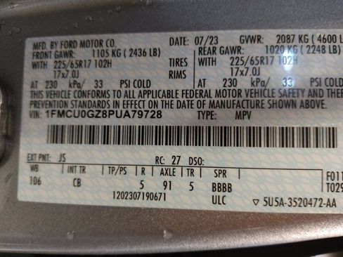 Used 2023 Ford Escape Active w/ Tech Pack #1 FWD image 33