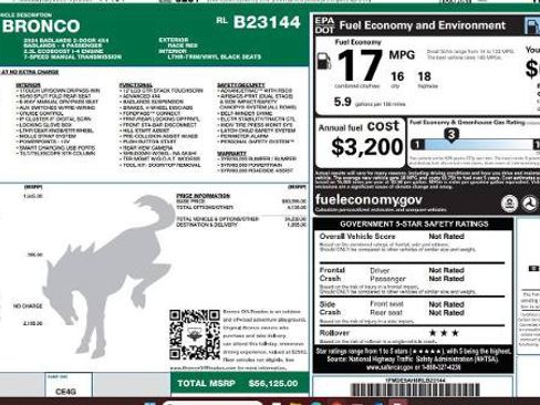Certified 2024 Ford Bronco Badlands AWD/4WD image 3