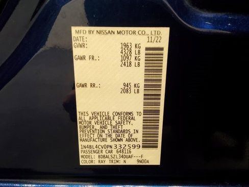 Used 2023 Nissan Altima 2.5 SR w/ SR Premium Package image 46