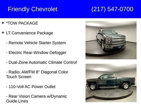 Used 2015 Chevrolet Silverado 1500 LT w/ LT Convenience Package AWD/4WD image 12