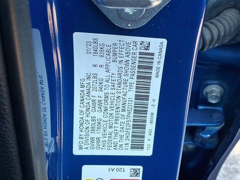 Certified 2023 Honda Civic Sport image 27