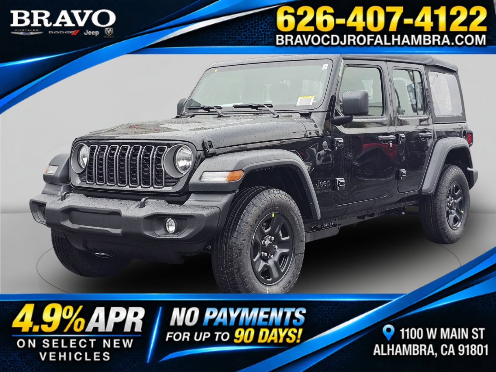 New 2026 Jeep Wrangler Unlimited Sport AWD/4WD image 1