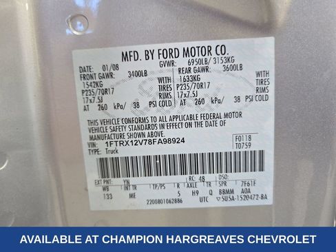 Used 2008 Ford F150 XLT RWD image 42