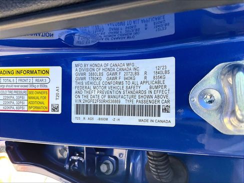 Used 2024 Honda Civic Sport image 32