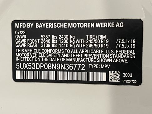 Certified 2022 BMW X3 xDrive30i w/ Premium Package 2 image 25