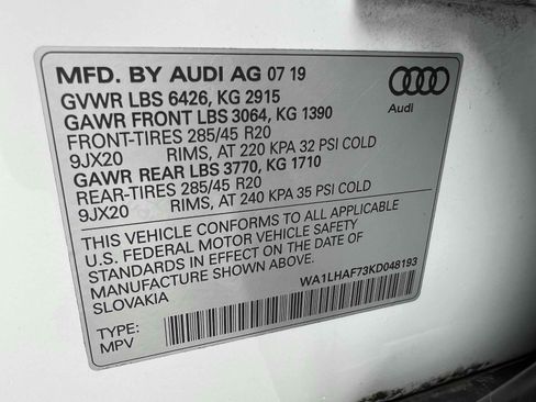 Used 2019 Audi Q7 2.0T Premium Plus image 70