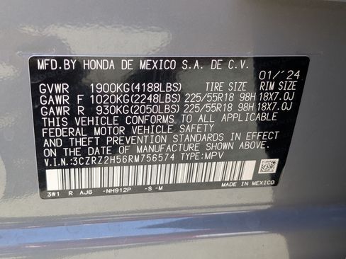 Used 2024 Honda HR-V Sport image 35