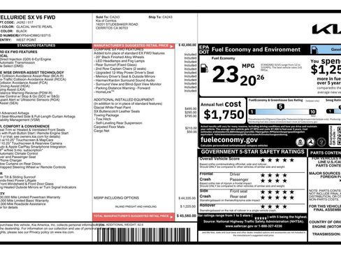 Used 2021 Kia Telluride SX w/ Towing Package FWD image 2