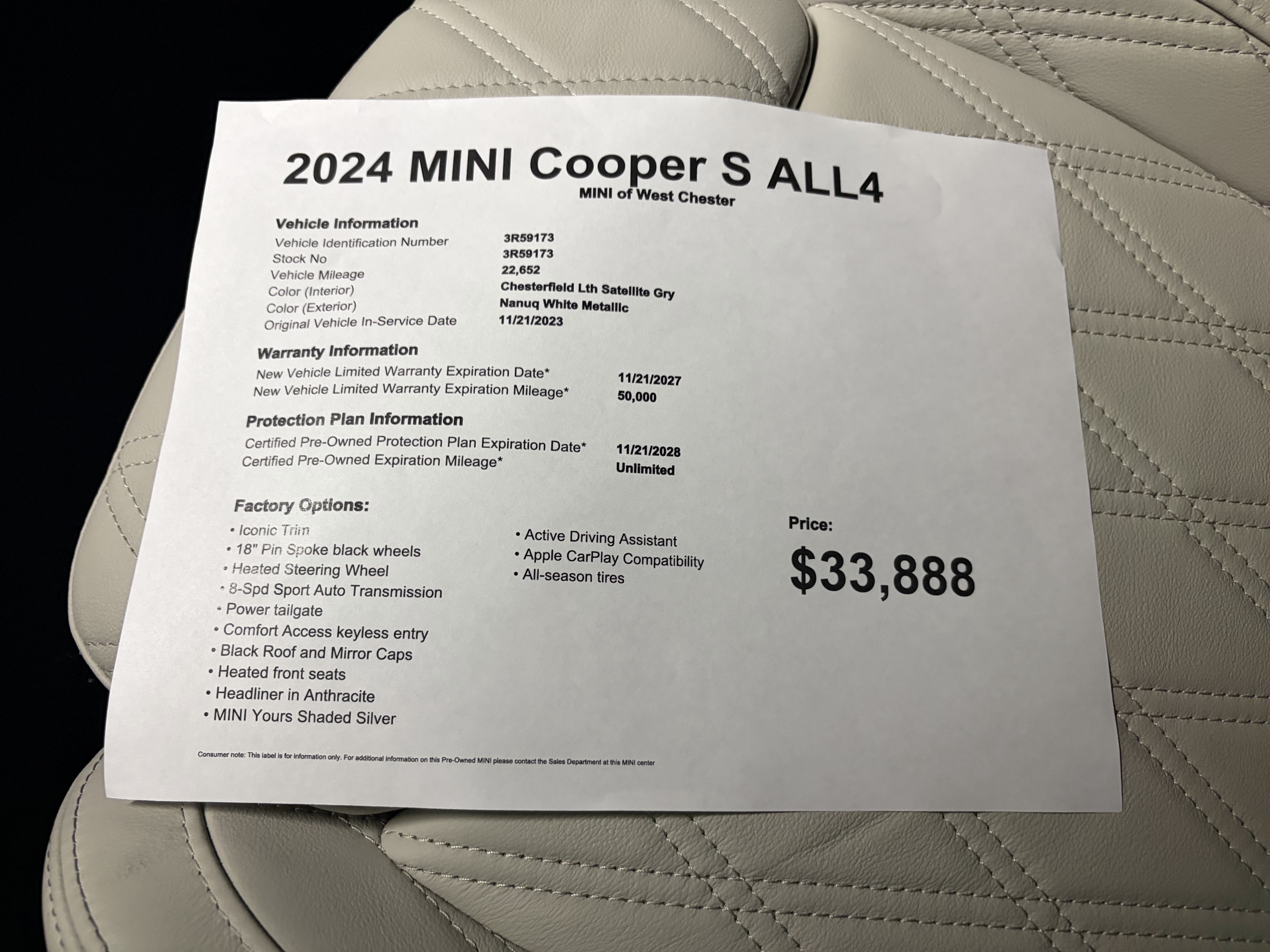 Used 2024 MINI Cooper Countryman S AWD/4WD image 19
