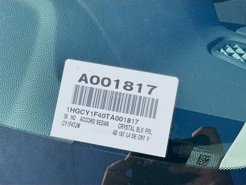 New 2026 Honda Accord SE image 27