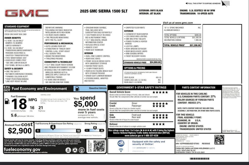 Used 2025 GMC Sierra 1500 SLT RWD image 2