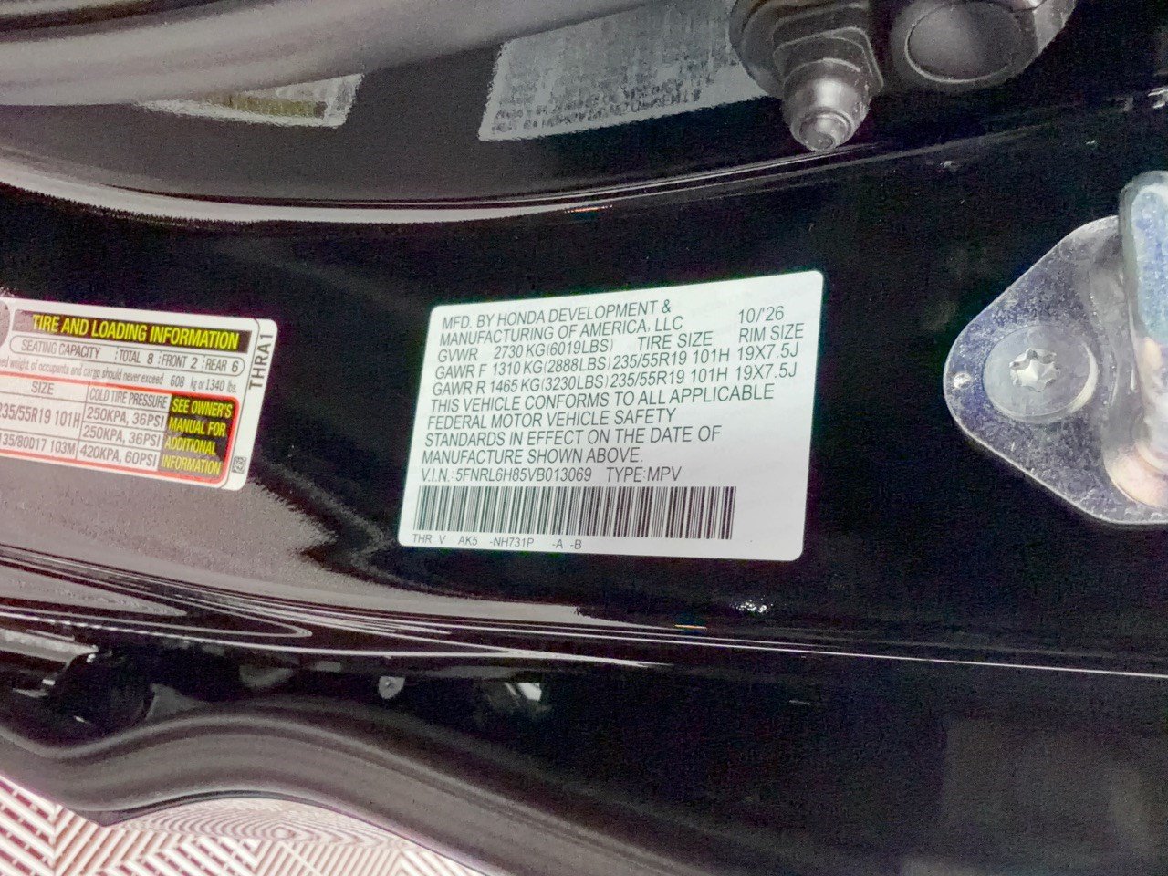New 2027 Honda Odyssey Touring image 32