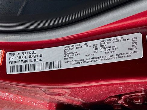 Used 2025 RAM 1500 Tungsten w/ Trailer Tow Group image 31