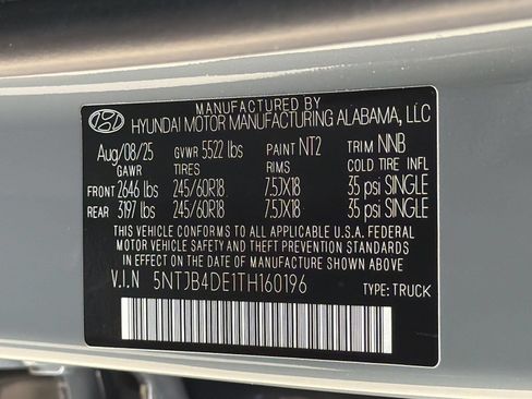 Used 2026 Hyundai Santa Cruz SEL FWD image 24