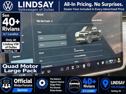 Used 2022 Rivian R1T Adventure AWD/4WD image 21