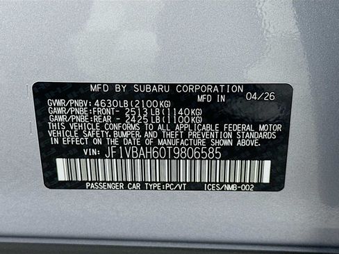 New 2026 Subaru WRX Premium AWD/4WD image 28