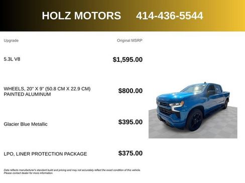 Used 2023 Chevrolet Silverado 1500 RST w/ LPO, Liner Protection Package image 5