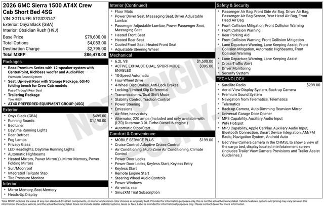 New 2026 GMC Sierra 1500 AT4X AWD/4WD image 29