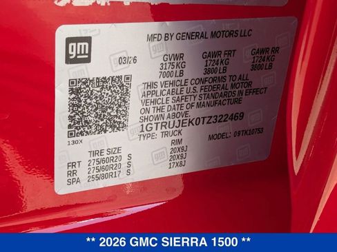New 2026 GMC Sierra 1500 Elevation AWD/4WD image 35
