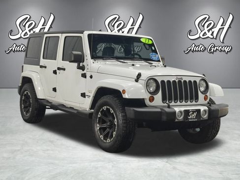 Used 2013 Jeep Wrangler Unlimited Sahara w/ Dual Top Group image 2