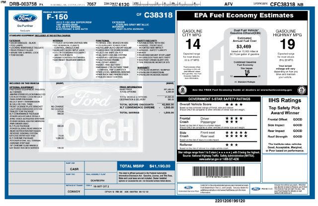 Used 2012 Ford F150 XLT w/ XLT Chrome Pkg AWD/4WD image 3