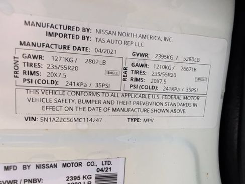 Used 2021 Nissan Murano SL AWD/4WD image 29