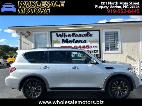 Used 2017 Nissan Armada Platinum w/ Captain Seat Package image 1
