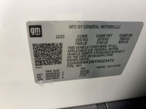 New 2026 Chevrolet Tahoe LT image 18