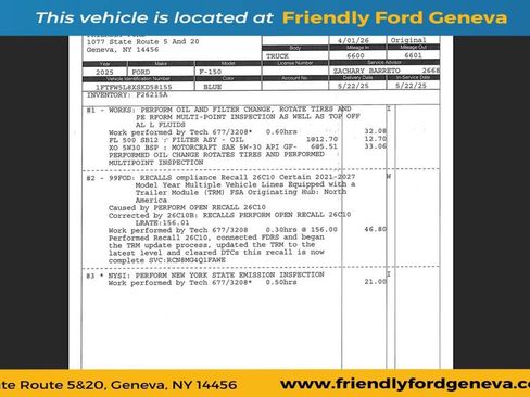 Used 2025 Ford F150 Lariat w/ Equipment Group 501A Mid AWD/4WD image 4