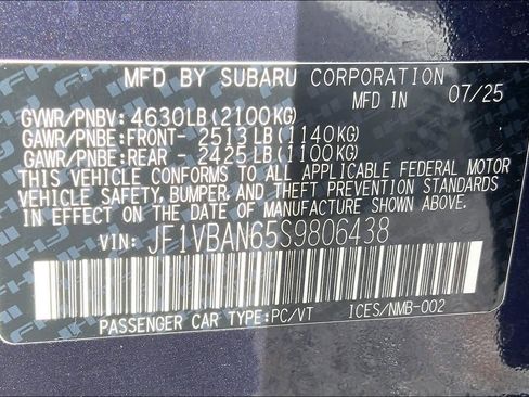 Used 2025 Subaru WRX Limited image 34