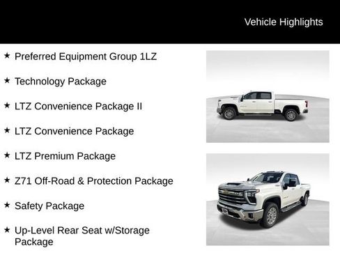 Used 2024 Chevrolet Silverado 2500 LTZ w/ LTZ Premium Package AWD/4WD image 3