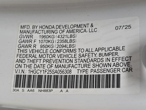Used 2025 Honda Accord LX image 32