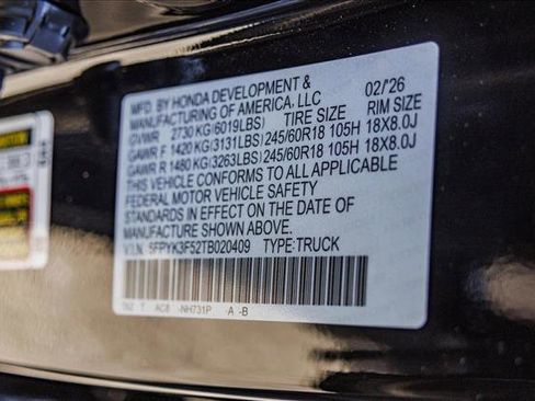 New 2026 Honda Ridgeline RTL image 25