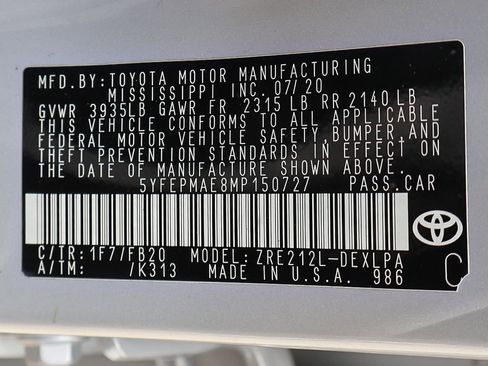 Used 2021 Toyota Corolla LE FWD image 48