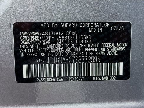 New 2025 Subaru Impreza 2.0i image 29