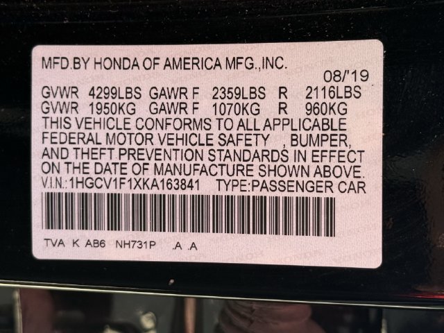 Used 2019 Honda Accord LX image 28
