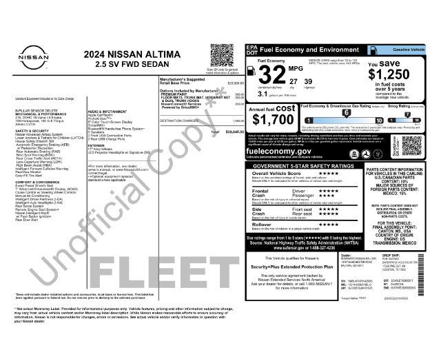 Used 2024 Nissan Altima 2.5 SV FWD image 29