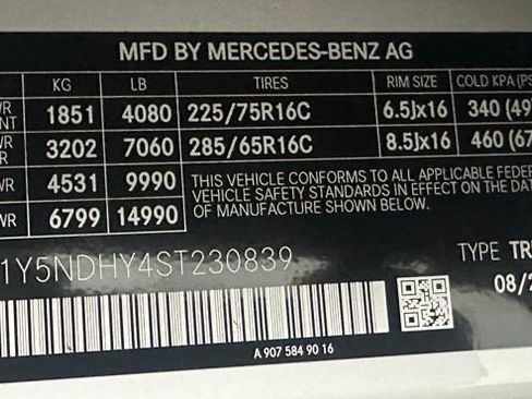 New 2025 Mercedes-Benz Sprinter 3500 image 23