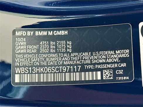 Used 2025 BMW M4 Coupe w/ Executive Package image 33