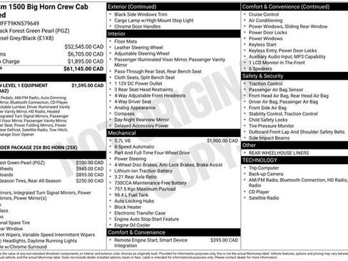 Used 2019 RAM 1500 Big Horn AWD/4WD image 36