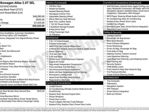 Used 2025 Volkswagen Atlas SEL image 3