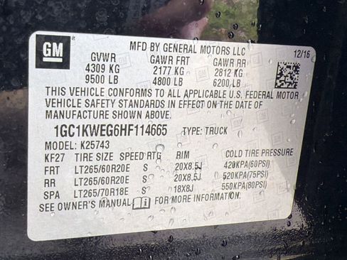 Certified 2017 Chevrolet Silverado 2500 LTZ w/ Vortec Plus Package AWD/4WD image 19