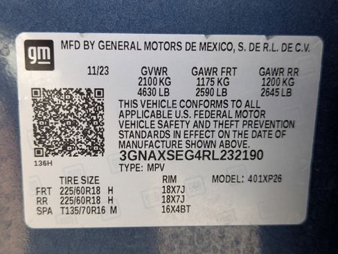 Certified 2024 Chevrolet Equinox LS w/ LS Convenience Package AWD/4WD image 50