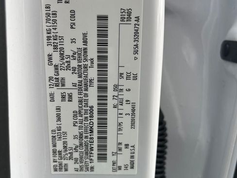 Used 2021 Ford F150 Lariat AWD/4WD image 27
