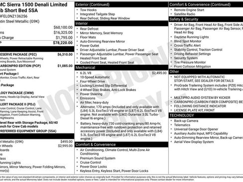 Used 2022 GMC Sierra 1500 Denali w/ Denali Reserve Package AWD/4WD image 43