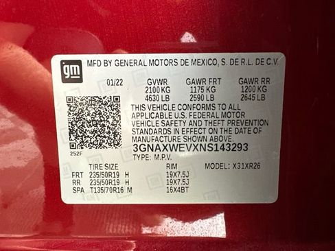 Used 2022 Chevrolet Equinox RS AWD/4WD image 32