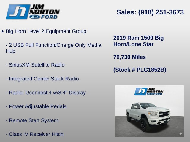 Used 2019 RAM 1500 Big Horn AWD/4WD image 16