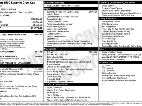 Used 2019 RAM 1500 Laramie AWD/4WD image 3