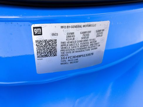 Used 2023 Chevrolet Corvette Stingray Premium Conv RWD image 41