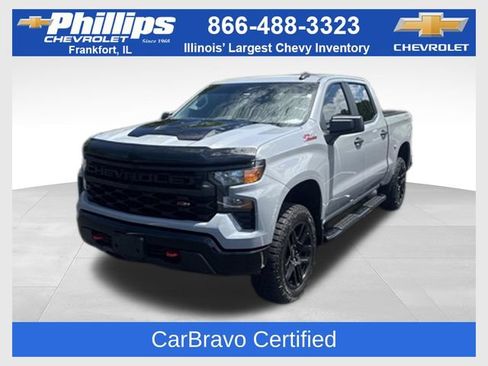 Used 2025 Chevrolet Silverado 1500 Custom Trail Boss w/ LPO, Dark Essentials Package AWD/4WD image 1